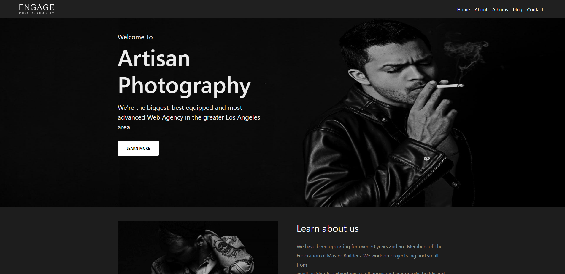  A good photography website is a showcase for photos. Take inspiration
